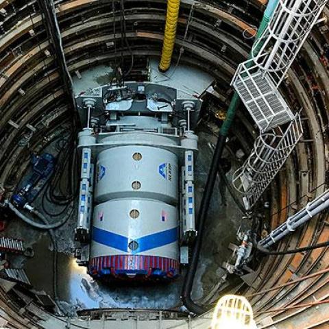 112 metr uzunluğunda mikro tunelin tikintisi