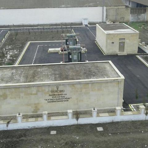 Ölkə üzrə Azərişıq ASC elektrik stansiyalarının tikintisi